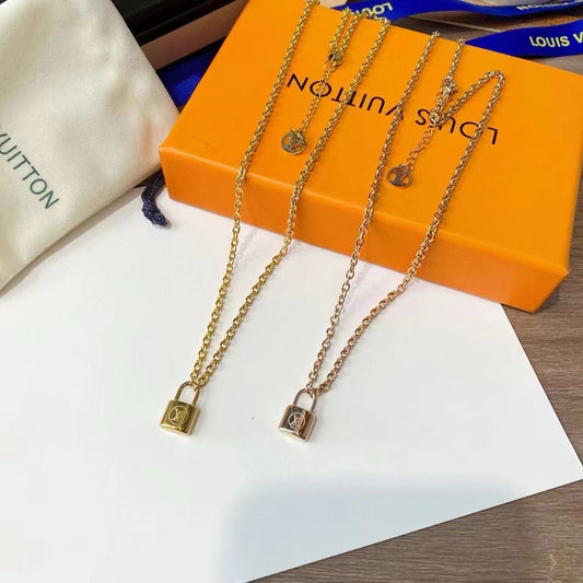 Louis Vuitton Golden Lock Necklace
