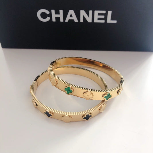 Chanel Gold Bracelet and Ruby