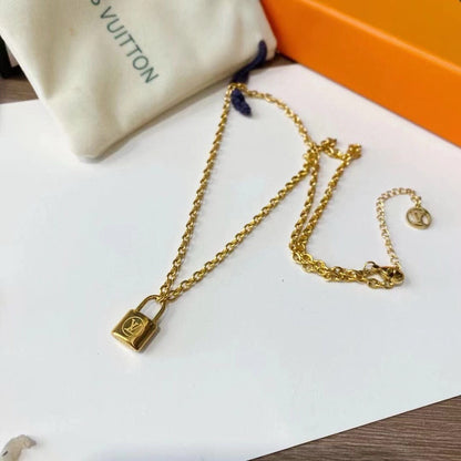 Louis Vuitton Golden Lock Necklace